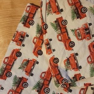 Red Truck Christmas Craft fabric